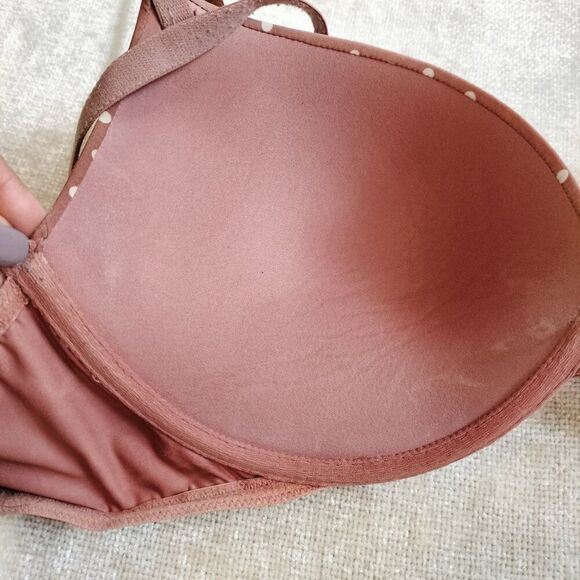 Victoria's Secret Polka Dot Adjustable Push Up Bra 36D - Picture 4 of 12